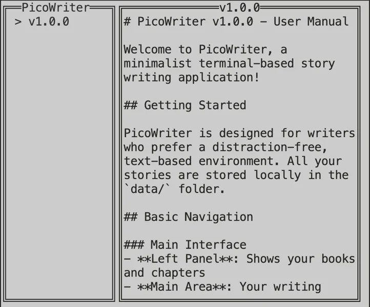 PicoWriter